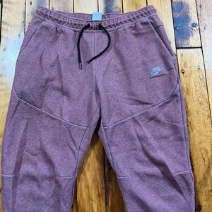Nike Tech Fleece Mens XL Jogger Sweatpants Stretch Activewear Gym Maroon Revival